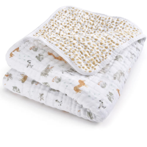 aden + anais giraffe safari essentials cotton muslin dream blanket