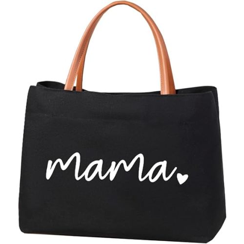 Mom Mama Bag Mother Gifts Momlife Tote for Hospital, Shopping, Beach, Travel