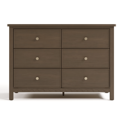 Graco Sasha 6 Drawer Dresser, Hazelnut