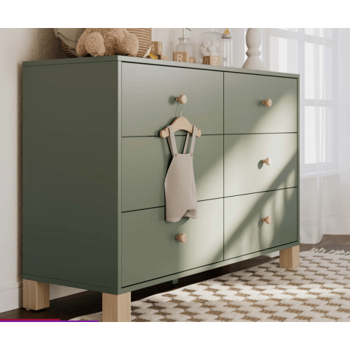 Storkcraft California 6 Drawer Dresser & Reviews | Wayfair