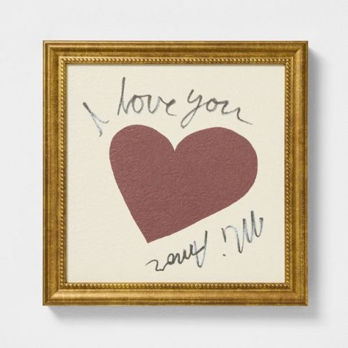 9"x9" I Love You Heart Wall Art - Threshold™ designed with Studio McGee