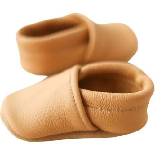 Gender Neutral Slip-On Shoes, Latte - Sun & Lace | Maisonette