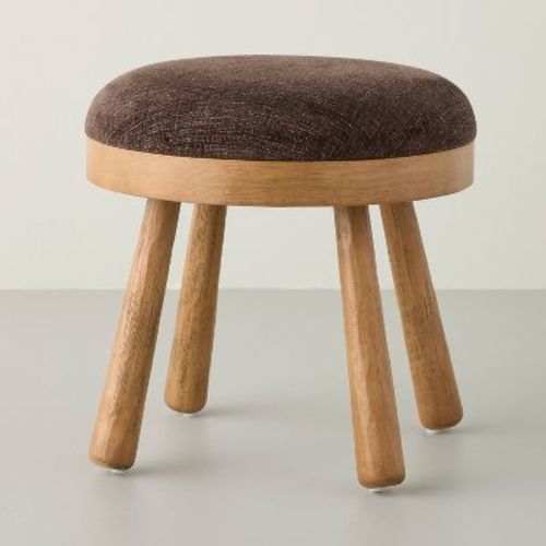 Upholstered Round Top Mid Century Ottoman - Hearth & Hand™ with Magnolia