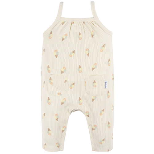 Gerber Baby Girl Long Leg Romper, Sizes Newborn - 24 Months