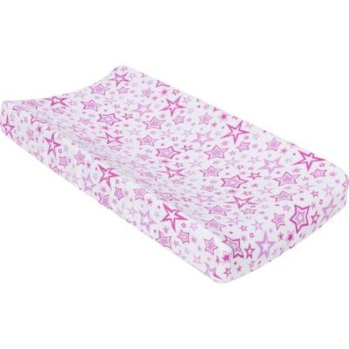 MiracleWare Muslin Changing Pad Cover - Stars Orchid: Cotton, Star Pattern, 16x32 Inches