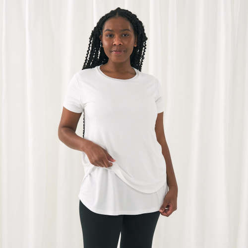 Bright White Women's Nursing Top - Little Sleepies