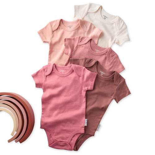 AVERY 5-Pack Short Sleeve Bodysuits