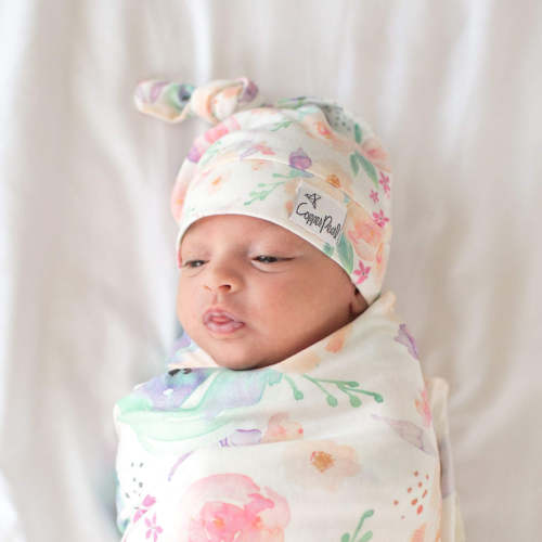 Top Knot Hat - Bloom