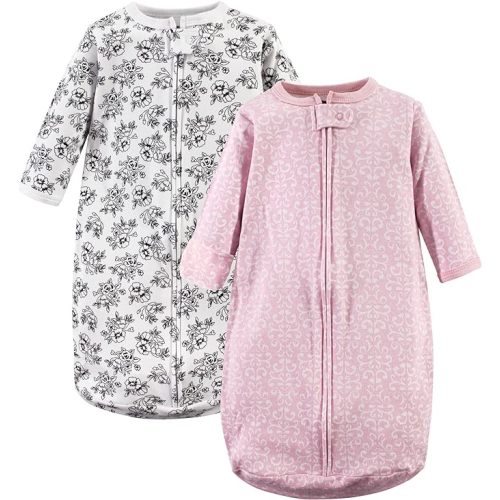 Hudson Baby Unisex Baby Cotton Long-Sleeve Wearable Sleeping Bag, Sack, Blanket