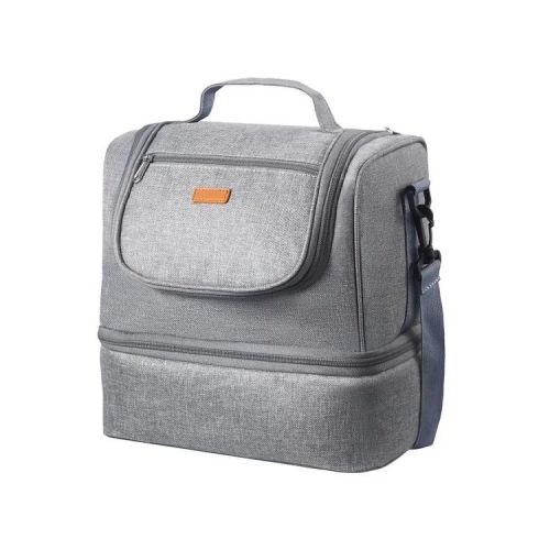 Breast Pump Bag, Breast Feeding Bag w/Ice Pack, Fits for S1/S2, Pumping Accessories & Breastmilk Storage, Portable Pump Carrying Case for Work, Travel