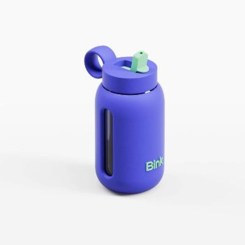 Bink 10oz Kids' Water Bottle Flip Cap Navy