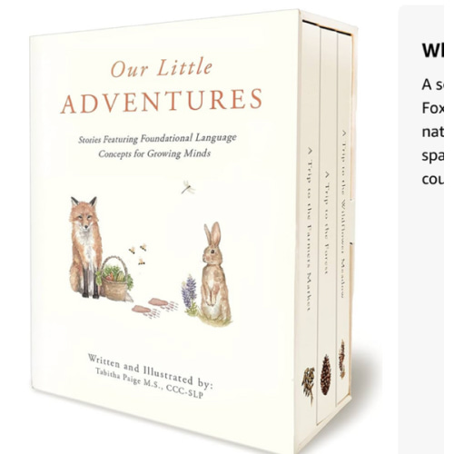 Our Little Adventures: Stories Featuring Foundational Language Concepts for Growing Minds (Tabitha Paige Children's Book Series)