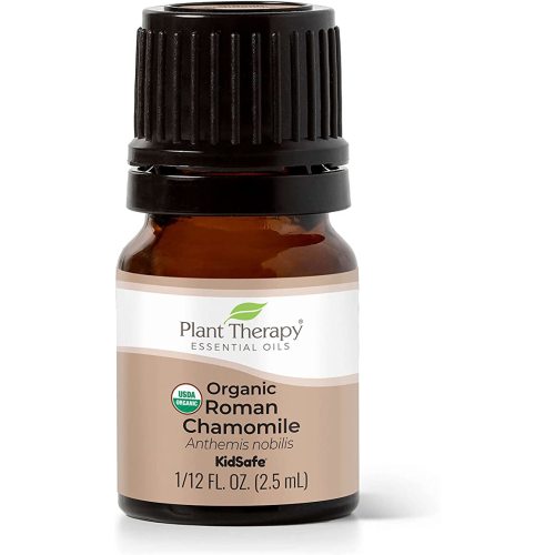 Plant Therapy Organic Roman Chamomile Essential Oil 2.5 mL (1/12 oz) 100% Pure, Undiluted, Therapeutic Grade