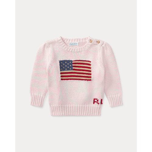 American Flag Sweater | Sweaters BABY GIRL (0-24 months) | Ralph Lauren