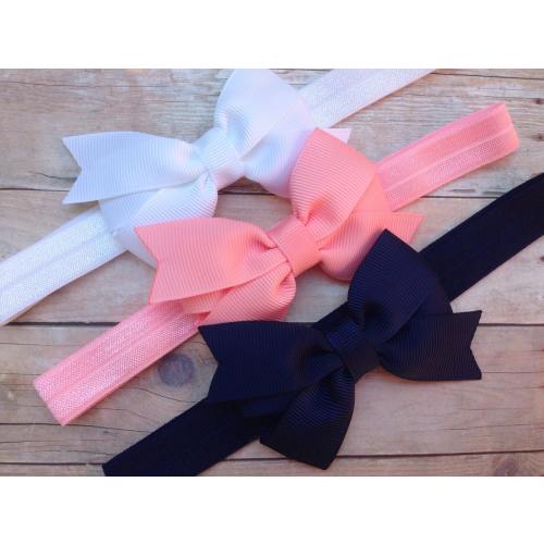 YOU PICK 3 baby headbands - bow headbands, baby headband bows, newborn headband, baby bow headband, baby girl headband, baby bow, baby girl