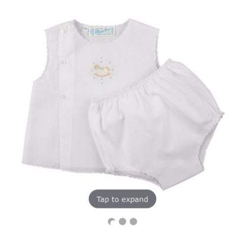 Baby Boys Blue and White Diaper Set | Newborn Diaper Set | Feltman Brothers