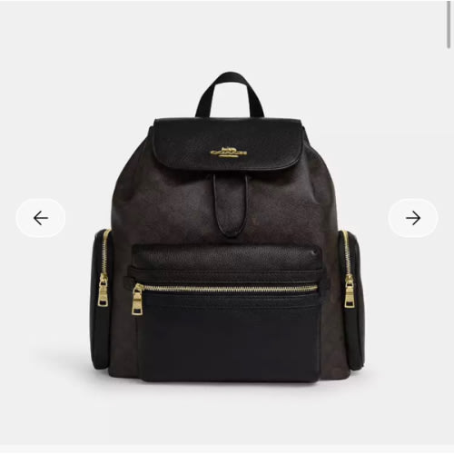 COACH® Outlet | Baby Backpack In Signature Canvas