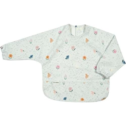 Loulou Lollipop Long Sleeve Mess Free Waterproof Bibs, for baby boys and girls 6-36 Months, Machine Washable, Travel Friendly