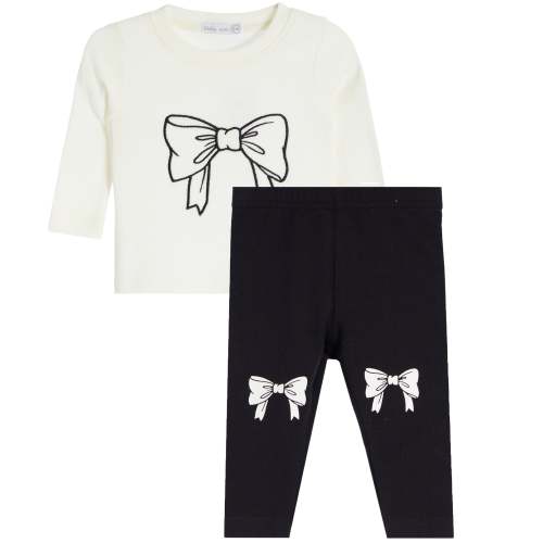 2pc Bows Thermal/Legging Set