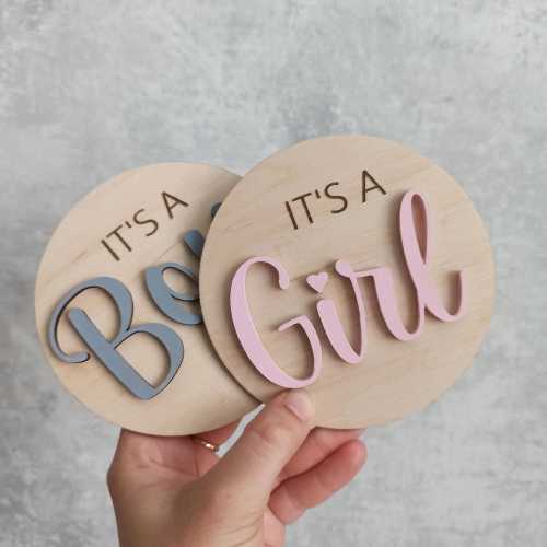 Gender Reveal Hospital Announcement Sign, Its A Girl Its A Boy Gender Photo Prop, It's a Boy It's a Girl Sign for Hospital