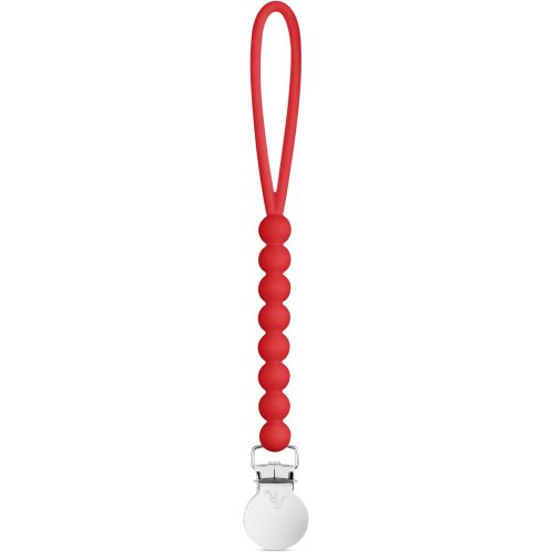 Ryan & Rose Cutie Clip Judy - Pacifier Clip Holder Silicone (Judy, Red)