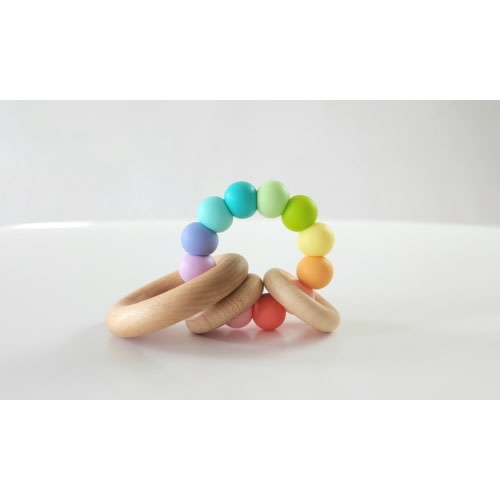Saturn Ring Wooden Baby Teether