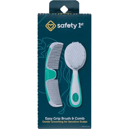 Safety 1st Easy Grip Brush and Comb, Colors May Vary