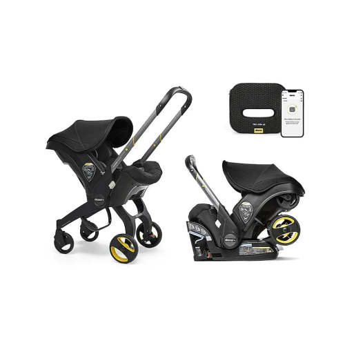 Doona Baby Car Seat & Stroller SensAlert Bundle - Nitro Black