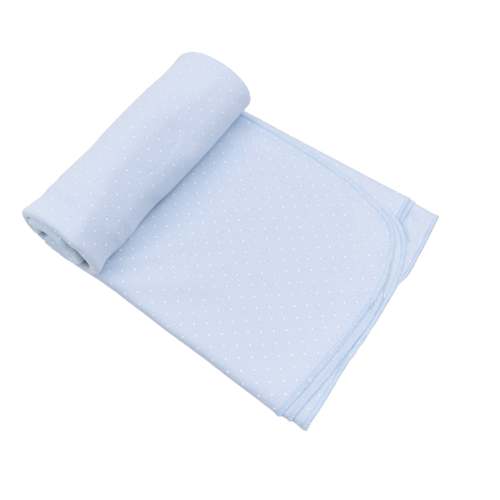 Simply Sweet Swaddle Blanket - Light Blue