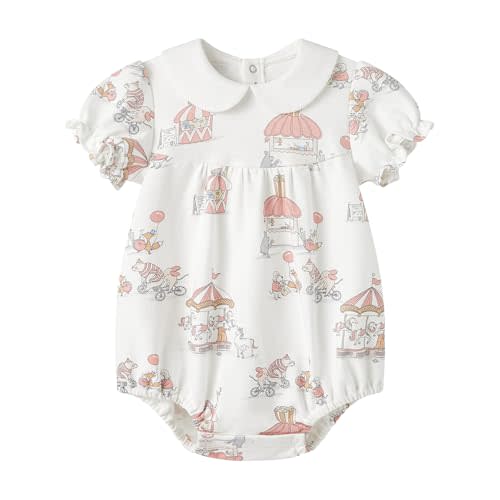 pureborn Baby Girls Boys Bodysuit Super Soft Cotton Romper 0-24 Months