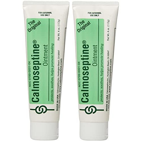 Calmoseptine Ointment Tube, 4 Ounce (Pack of 2)