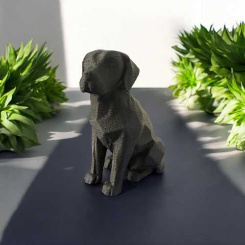3D Printed Abstract Labrador Retriever Statue for Dog Lover home decor Great gift comes in 6 colours 2 sizes and with fuzzy Skin