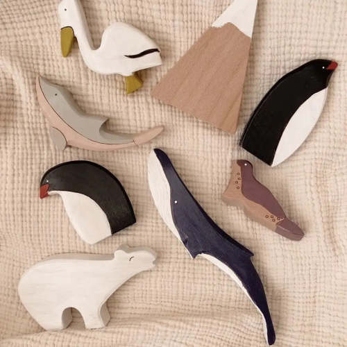 Wooden Arctic Animals Set