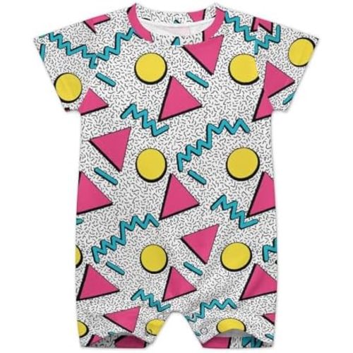Newborn Baby Romper Clothing Cute Infant Short Sleeve Clothes Jumpsuit Playsuit One Piece Outfit for Boy Girl
