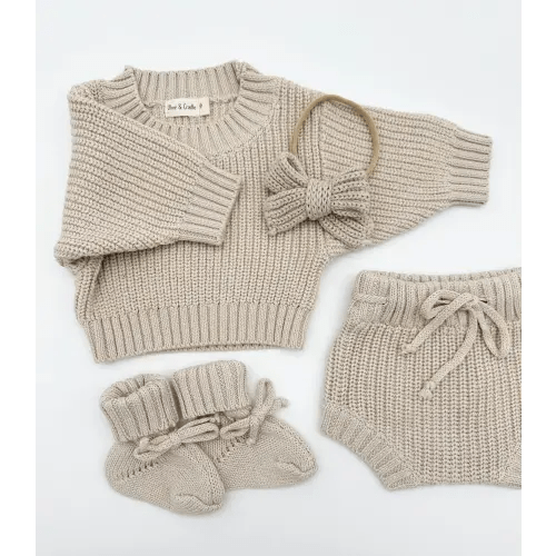 Taupe Quincy Set – Olive and Cradle