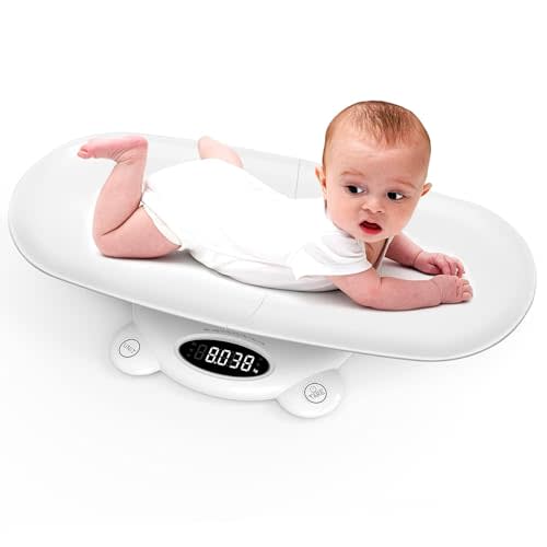 Ellie Digital Baby Scales Weight All Family, Weighing Newborn Wiggly Babies, Pets, Cat and Dog