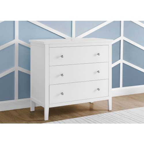 Campbell 3 Drawer Dresser With Interlocking Drawers
