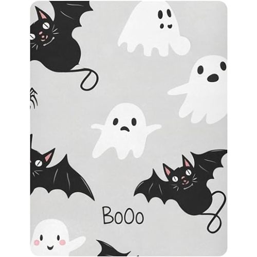 Goth-Meow Grid Crib Sheets, Soft Breathable Playard Sheet, Toddler Mattress Sheets for Baby Boys or Girls, Nursery Sheet, Fit for Standard Mattress Cover