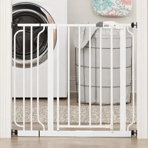 Regalo Safety 29"-38.5" Easy Step Baby Gate, Bottom of Stairs & Doorways