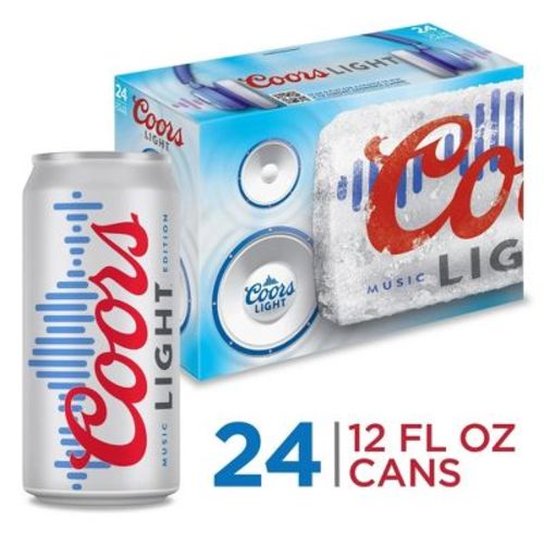 Coors Light Beer - 24pk/12 fl oz Cans