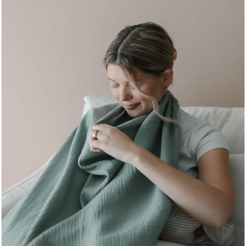 SnuggleMe Organic Nursing Cover | Slate