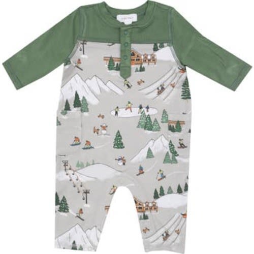 Winter Fun Skiers Romper
