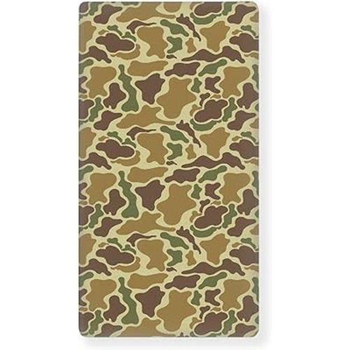 Vintage Camo Green Fitted Crib Sheet Camouflage Retro Brown Army Standard Crib Mattress Fitted Sheet Baby Toddler Bed Mattress Sheets for Boys 28"x52"