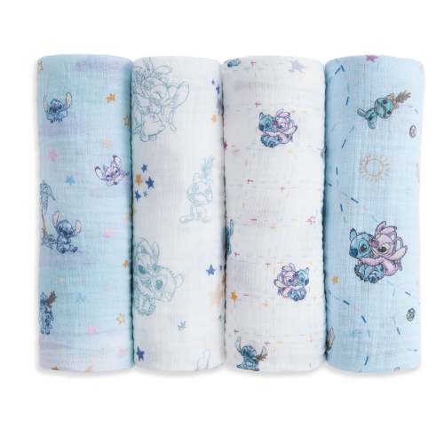 aden + anais disney lilo and stitch Cotton Muslin Swaddle 4 pack