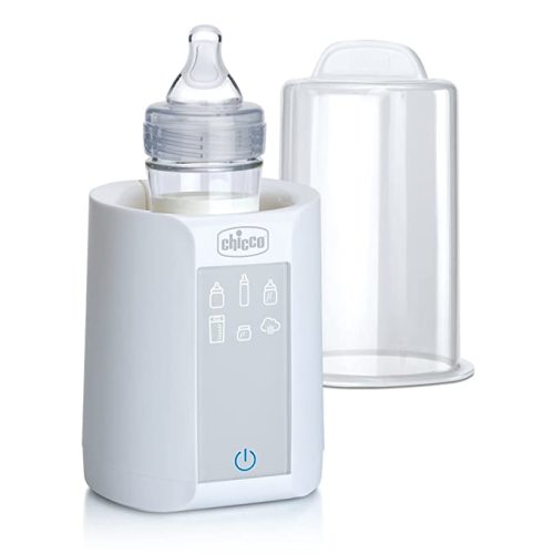 Chicco Digital Bottle Warmer & Sterilizer for Baby Bottles, Baby Food Jars, and Milk Bags | Eliminates 99.9% of Germs | 4 Heating Options | Digital Touchscreen | Automatic Shut-Off & Sound Alert