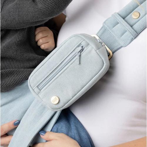The Monarch Accessory Bag - Dream Wash Denim – Mabē