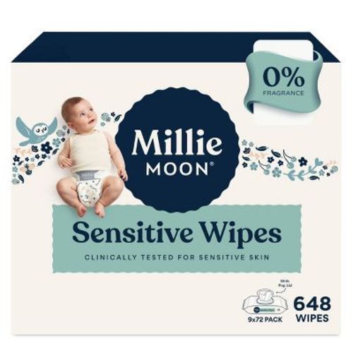Millie Moon Sensitive Wipes - 648ct