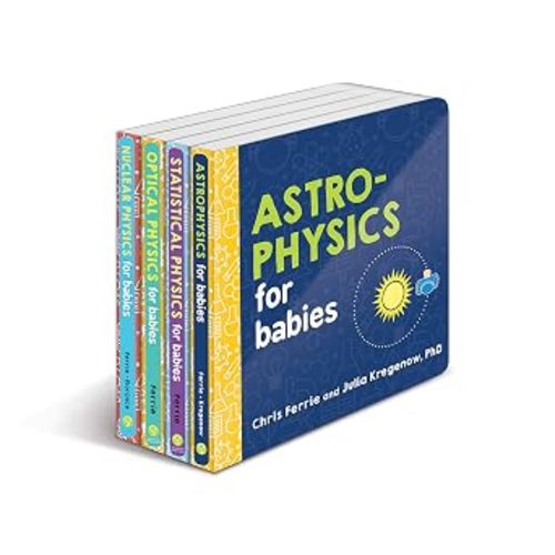Baby University 4-Book Physics Set: Explore Astrophysics, Nuclear Physics and More with this Ultimate STEM Gift for Kids