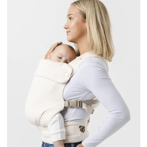 MABĒ The Monarch Baby Buckle Carrier - Natural Ivory