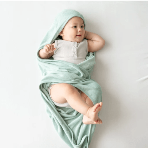 Hooded Towel - Sage